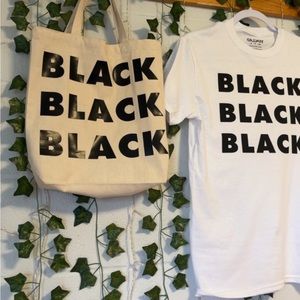 Simple Graphic Tee | White & Black